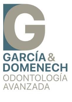 Logotipo de la clínica GARCIA & DOMENECH. ODONTOLOGÍA AVANZADA
